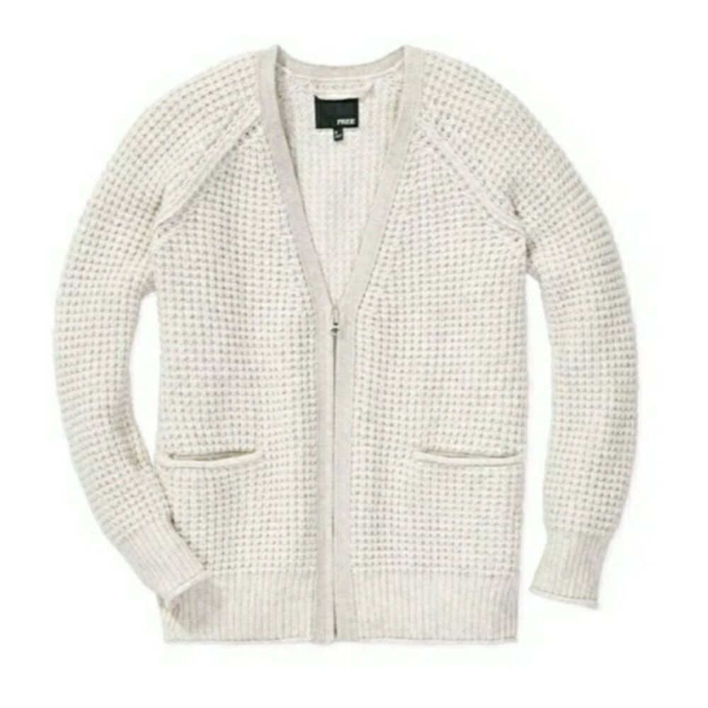 Aritzia Wilfred Free Marin Waffle Knit Cardigan Size S